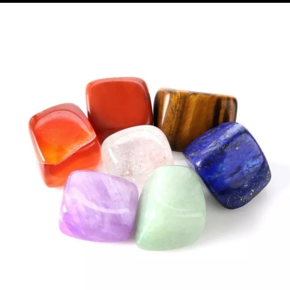 CHAKRA CLEANSING BALANCING KIT. 7 STONES - Picture 4 of 6